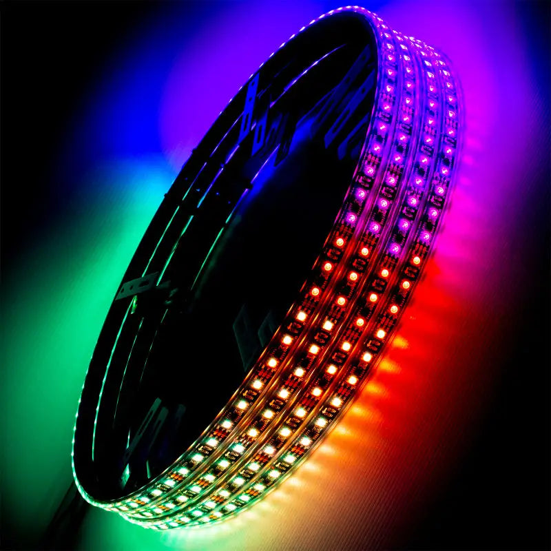 Oracle LED Illuminated Wheel Rings - ColorSHIFT Dynamic led strip light