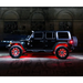 Red LED wheel ring kit on jeep_YES