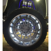 Oracle LED Illuminated Wheel Rings Double LED White - LED Wheel Ring Kit
