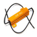 Yellow LED with cable, Oracle LED Load Equalizer 50w/6ohm Resistor for Turn Signal Rapid Flash