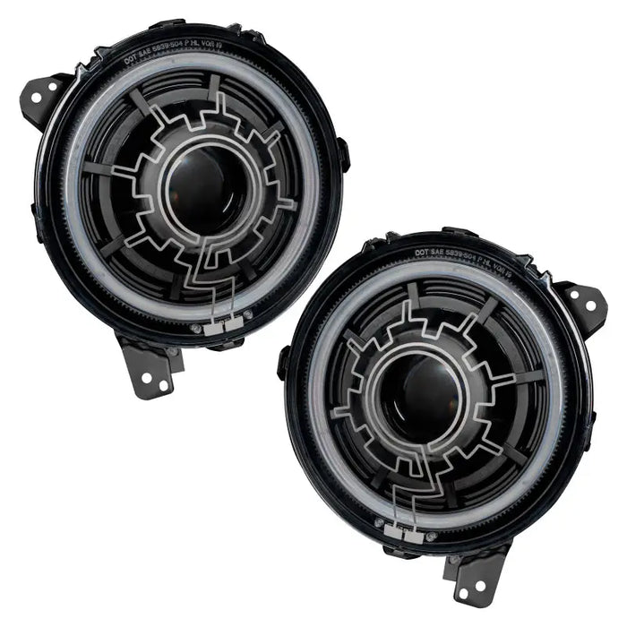 Pair of 2 speakers for Toyota by Oracle Lighting in product ’Oracle Lighting Jeep Wrangler JL / Gladiator JT Oculus Bi-LED Projector Headlights’