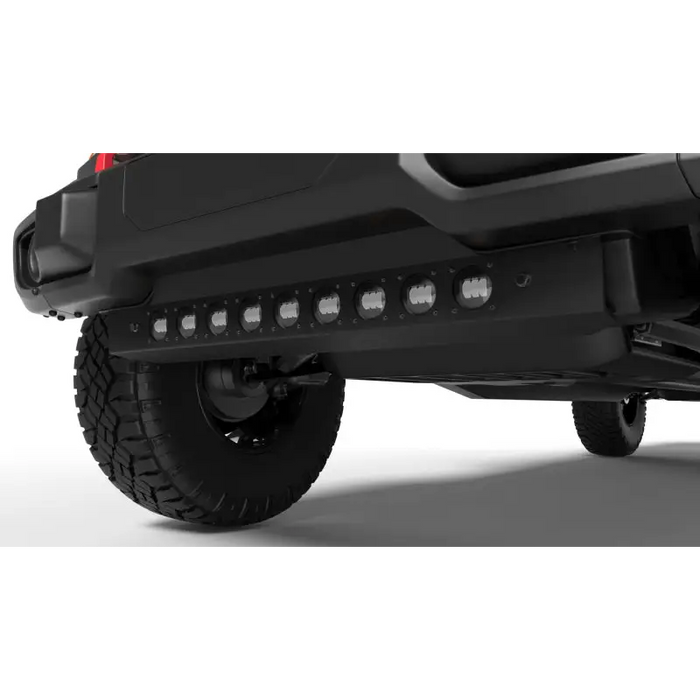 Black truck with light bar - ORACLE Lighting skid plate with integrated LED emitters