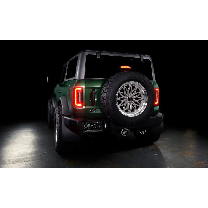 Green Jeep with LED tail lights by Oracle Lighting for Ford Bronco