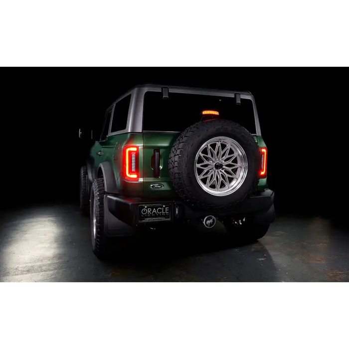 Green Jeep with LED tail lights by Oracle Lighting for Ford Bronco