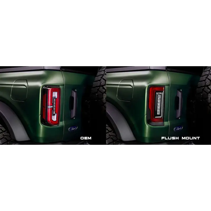 Oracle Lighting Ford Bronco Flush Style LED Taillights with rear bumper removed