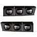 Pair of black LEDs for car fog light kit