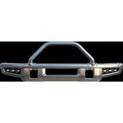 Chrome finish steel bumper fog light kit for Ford Bronco
