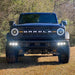 Black truck with light - ORACLE Lighting Ford Bronco Triple LED Fog Light Kit - White