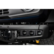 Front bumper mount for ORACLE Lighting fog light kit on 21-22 Ford Bronco.