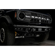 Black Ford truck with black bumper - ORACLE Lighting 21-22 Ford Bronco Triple LED Fog Light Kit for Steel Bumper