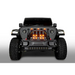 Oracle Lighting Auxiliary Lights on Jeep Wrangler with front bumper light