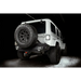 Oracle Lighting Jeep Wrangler JK Flush Mount LED Tail Lights with customized jeep parked in dark room