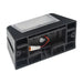 Black plastic box with white cover on Oracle Lighting Multifunction LED Plow Headlight - heating function included