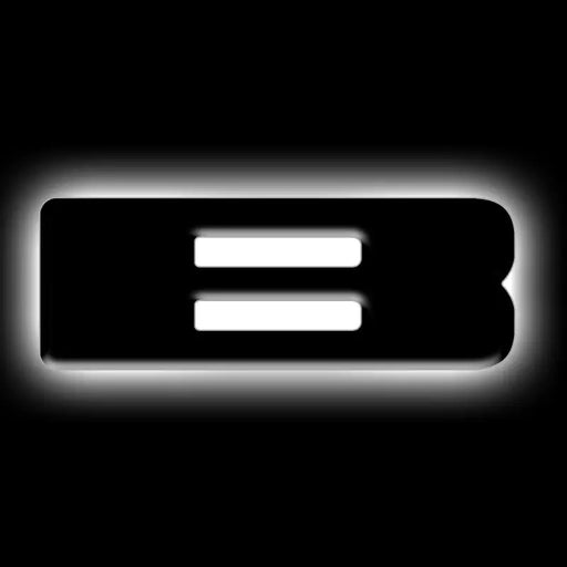 Black and white LED letter badge logo for ORACLE Lighting - Matte Black Surface Finish
