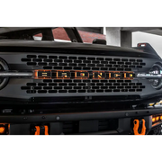 Black truck with red LED letter badges产品图片