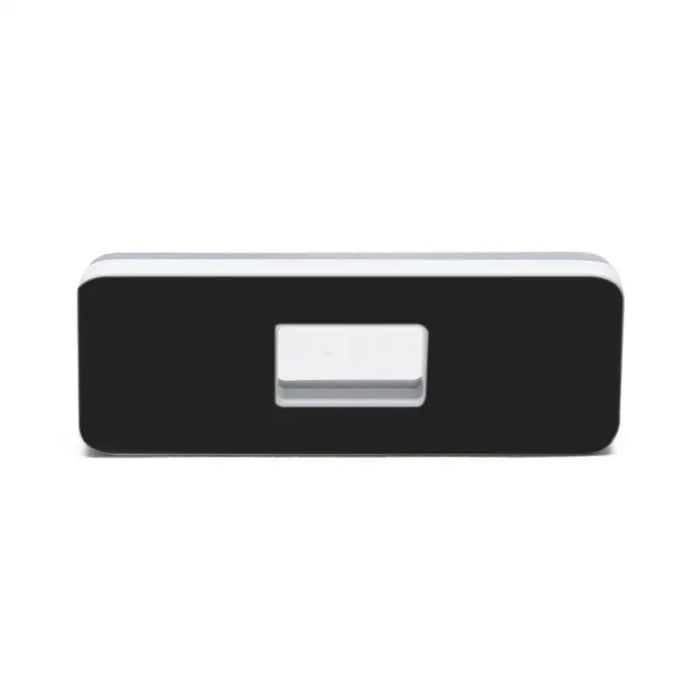 Oracle Lighting Universal Illuminated LED Letter Badges - Matte Black Surface Finish - O - Black and white alarm clock icon displayed on product.