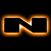 ORACLE Lighting Universal Illuminated LED Letter Badge in orange light - N