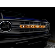 ORACLE Lighting Universal Illuminated LED Letter O Badges in Matte Black with Blue Light