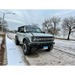 Oracle Lighting Matte White LED Letter Badges on White Ford Truck in Snow