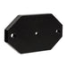 Black plastic hexal magnet adapter for LED rock lights from Oracle Magnet Adapter Kit