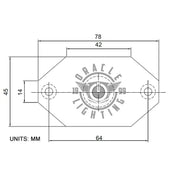 Circular light bulb drawing in Oracle Magnet Adapter Kit for LED Rock Lights.