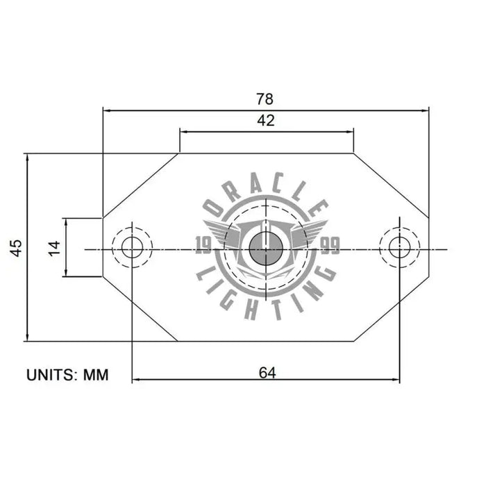 Circular light bulb drawing in Oracle Magnet Adapter Kit for LED Rock Lights.