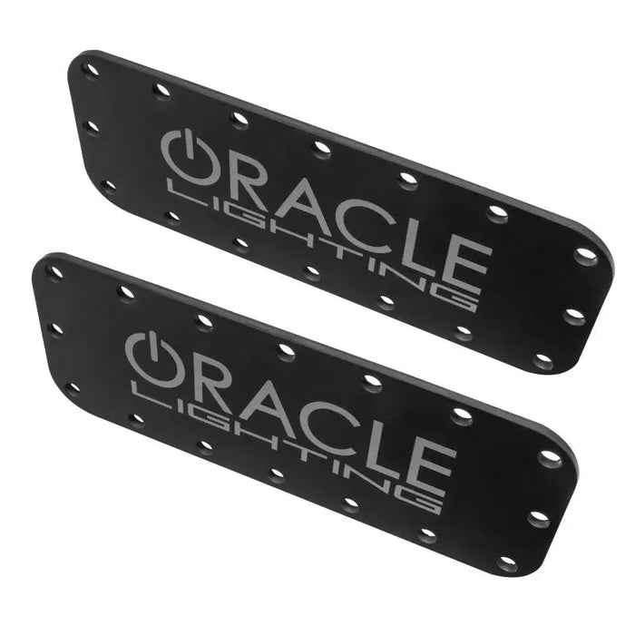 Oracle Magnetic Light Bar Cover for LED Side Mirrors - Black License Plate Set