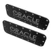 Oracle Magnetic Light Bar Cover for LED Side Mirrors - Black License Plate Set