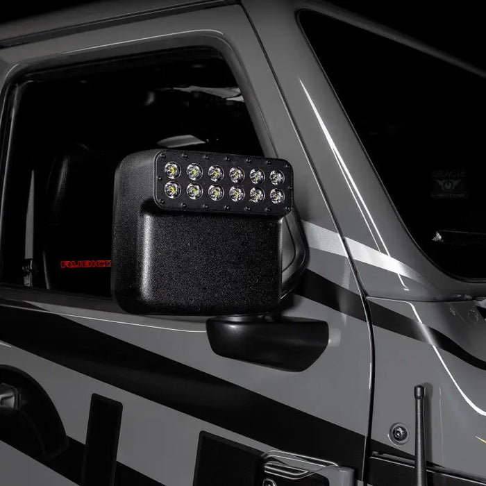 Oracle Magnetic Light Bar Cover for LED Side Mirrors on Truck