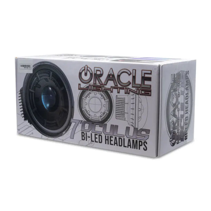 Oracle Oculus 7in Bi-LED Projector Headlights for Jeep Wrangler JK - 6000K with Camera Box