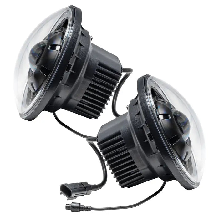 Pair of 2 LEDs for Jeep Wrangler JK headlights - Oracle Oculus 7in Bi-LED Projector, 6000K