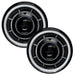 Pair of Jeep Wrangler JK speakers with chrome trims