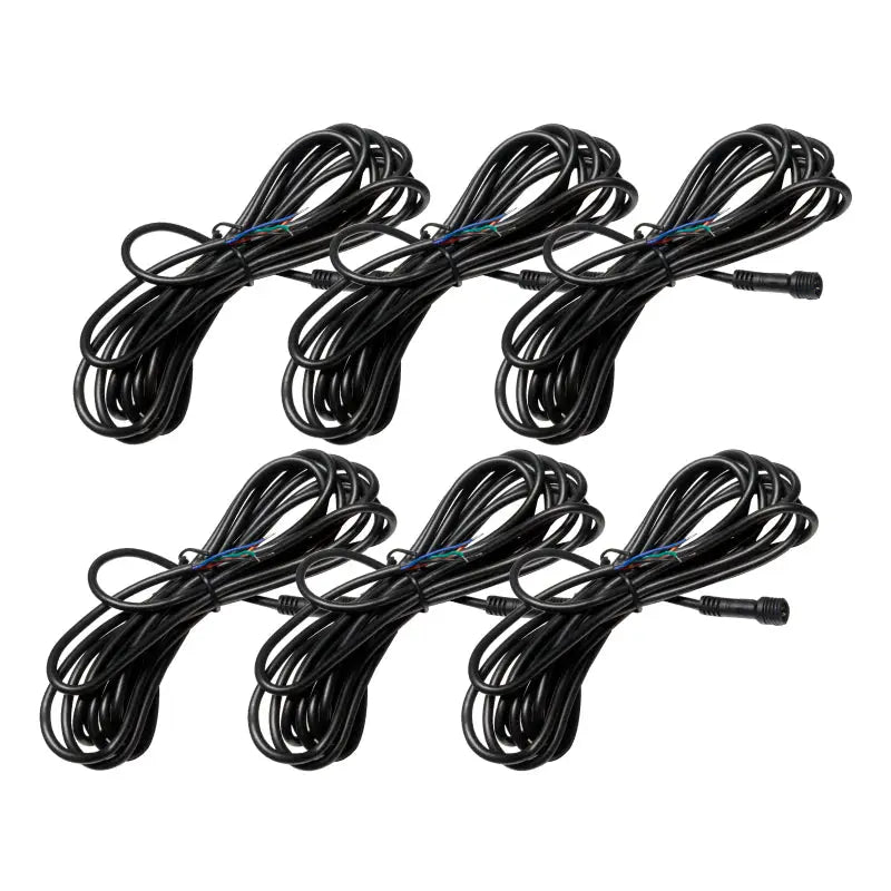 4-pack of black RGB+W LEDs for Oracle Oculus headlights