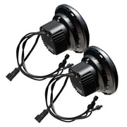 Oracle Oculus 7in ColorSHIFT Bi-LED motorcycle headlight bulbs with RGB+W wires and wires