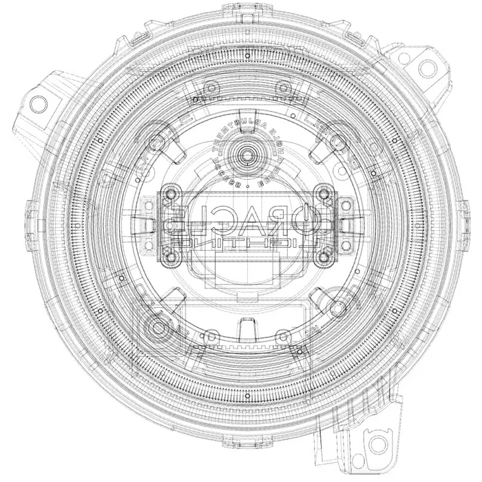 Circular diagram of a train engine - Oracle Oculus Bi-LED Projector Headlights for Jeep JL/Gladiator JT