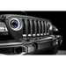 Close-up of Jeep with Oracle Oculus Bi-LED Projector Headlights - Graphite Metallic