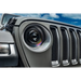 Oracle Oculus Bi-LED Projector Headlights for Jeep JL/Gladiator JT - Graphite Metallic - 5500K featuring front end of Jeep with camera attached