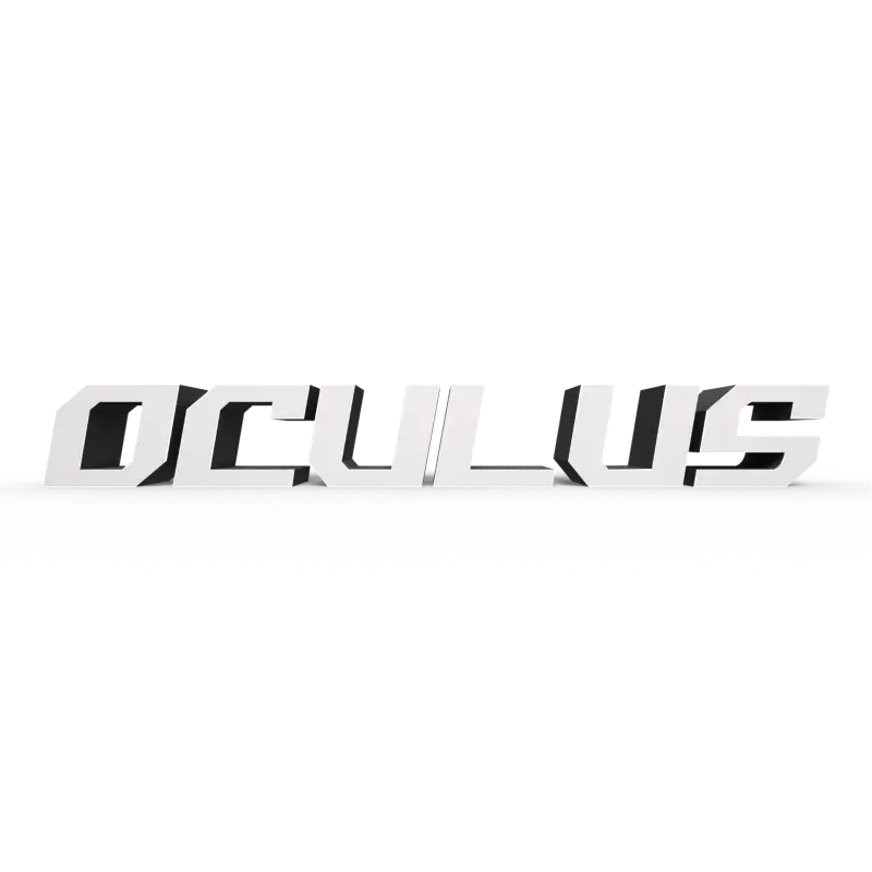 Oracle Oculus Bi-LED projector headlights for Jeep JL/Gladiator JT - white and black logo