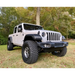 Close up of Jeep with Oracle Oculus Bi-LED Projector Headlights in field.