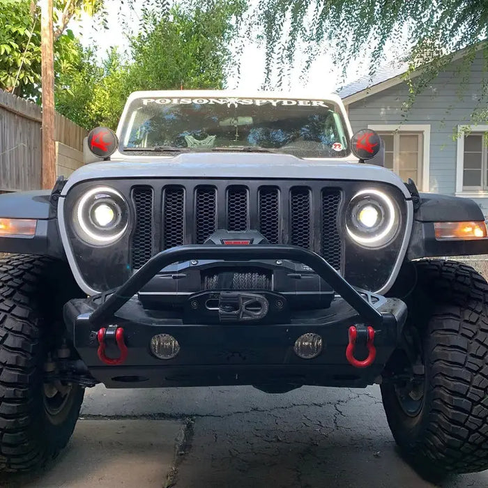 Jeep JL/Gladiator JT with Oracle Oculus Bi-LED Projector Headlights in Matte Black