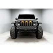 Oracle Oculus Bi-LED Projector Headlights for Jeep JL/Gladiator JT - Matte Black - 5500K - Jeep with Light