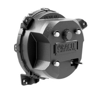 Matte black metal housing with top hole for Oracle Oculus Bi-LED projector headlights for Jeep JL/Gladiator JT - 5500K.