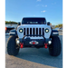 Jeep Wrangler front bumper with LEDs from Oracle Oculus Bi-LED Projector Headlights for Jeep JL/Gladiator JT - Matte Black - 5500K