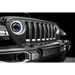 Oracle Oculus Bi-LED Projector Headlights for Jeep JL/Gladiator JT - Matte Black - Close Up View