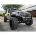 Matte black Jeep with black bumper and wheels - Oracle Oculus Bi-LED Projector Headlights for Jeep JL/Gladiator JT