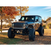 Jeep JL/Gladiator JT with Oracle Oculus Bi-LED projector headlights parked in field near tree.