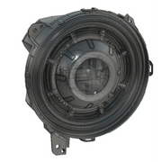 Oracle Oculus Bi-LED projector headlight with black plastic cover for Jeep JL/Gladiator JT
