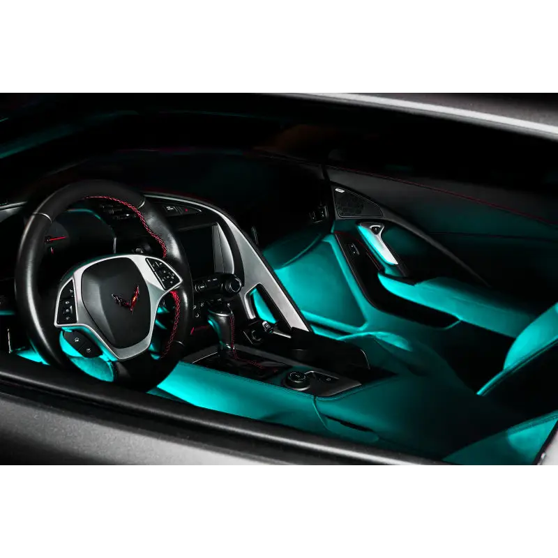 Interior of Lamb GTP concept car - featured in Oracle Pair 15in LED Strips Retail Pack for counter sales.