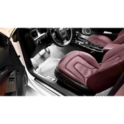 Red leather car seat in Oracle Pair 15in LED Strips Retail Pack - RGB ColorSHIFT
