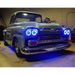 Truck with blue lights - Oracle Pre-Installed Sealed Beam Green Halo